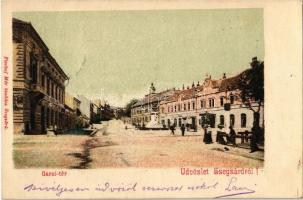 1903 Szekszárd, Szegzárd; Garai tér, Pirnitzer József és Fiai üzlete. Fischof Mór kiadása