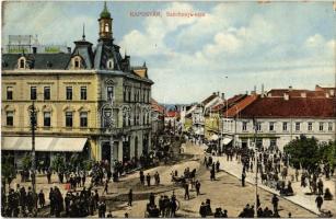 1914 Kaposvár, Széchenyi utca, Erzsébet szálló, Geiszler Nep. János üzlete. Szalai Ferenc kiadása 8-1912.