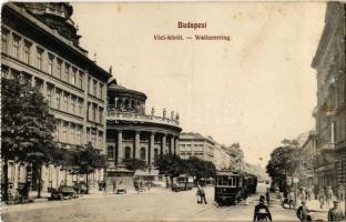 Budapest VI. Váczi körút (Bajcsy-Zsilinszky út), villamosok