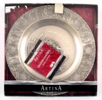 Artina ón dísztál eredeti dobozában d: 23 cm