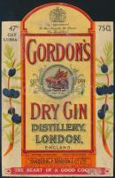 Gordons Dry Gin italcímke