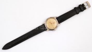 Doxa kalapács automata karóra új bőr szíjjal. Működő, jó állapotban d: 34 mm