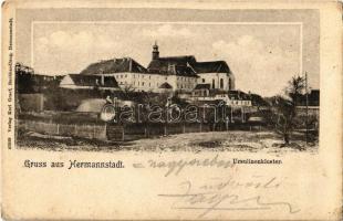 1904 Nagyszeben, Hermannstadt, Sibiu; Ursulinenkloster / Orsolya-rendi zárda. Karl Graef kiadása / Ursuline monastery, convent (EK)