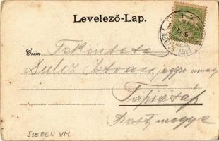 1904 Nagyszeben, Hermannstadt, Sibiu; Ursulinenkloster / Orsolya-rendi zárda. Karl Graef kiadása / U...