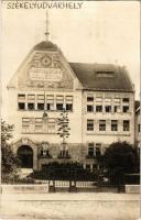 1936 Székelyudvarhely, Odorheiu Secuiesc; Református Kollégium / Calvinist boarding school. Kováts photo