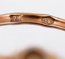 Arany, 9 K gyűrű saját dobozában 0,94 g