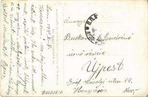 1941 Lom, Die Hauptstrasse / main street, shops. Gr. Paskoff photo (EK)