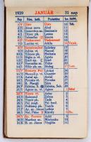 cca 1940 2 db zsebnaptár. Schmoll reklámmal