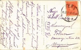 1943 Lom, port, ships, wagons, quay. Gr. Paskoff photo (fl)