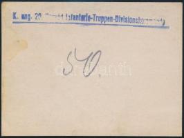 cca 1916 20. honvédezred tábori konyhája a fronton 10x7,5 cm