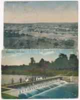 6 db RÉGI kárpátaljai városképes lap vegyes minőségben / 6 pre-1945 Transcarpathian postcards in mix...