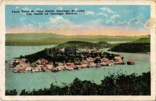 1920 Santiago de Cuba, Vista Total de Cayo Smith / Cay Smith on Santiago Harbor (EK)