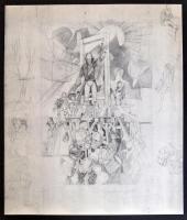 1967 Kass János (1927-2010) tizenöt rézkarca az Ember tragédiájához. Juhász Ferenc előszavával. Bp.,...