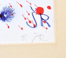 Swierkiewicz Róbert (1942-): Gyertek, gyertek csillagocskák. Színes litográfia, papír, jelzett, 32x2...