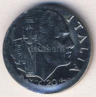 Olaszország 1940. 20c mindkét oldalon érdekes tévverettel, erős elcsúszással! T:2