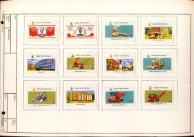 611 darabos szovjet gyufacímke gyűjtemény szépen feldolgozva