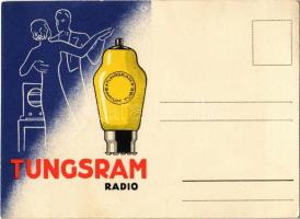 Tungsram Barium Tube radio reklámlapja / Hungarian radio advertisement