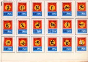 1260 darabos NSZK gyufacímke gyűjtemény szépen feldolgozva