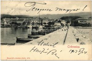 1902 Crikvenica, Cirkvenica; molo / pier