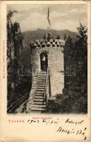 1902 Tusnád, Apor bástya. Wlaszlovits Gusztáv 1119. / bastion tower