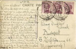 1927 M/n. "Saturnia" in Punta Madonna Cigale / Italian ocean liner. Dante Lussin photo