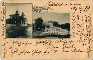 1899 Sevastopol, Sebastopol; Yacht club, Grafskaya Marina monument. Art Nouveau (EB)