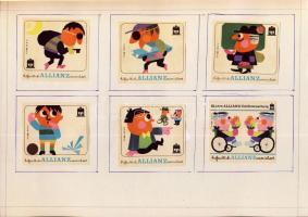 1285 darabos NSZK gyufacímke gyűjtemény szépen feldolgozva