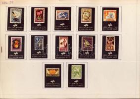 1285 darabos NSZK gyufacímke gyűjtemény szépen feldolgozva