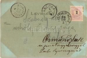 1898 Hévíz, Hetes Ház, fürdő, Mexikó szálloda, kápolna. Moricz Marton kiadása, Art Nouveau, floral, ...