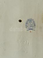 Herendi bagoly, fehér mázas, jelzett, hibátlan, m: 20 cm