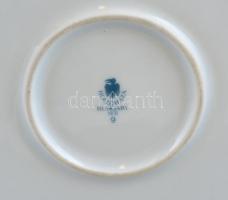 Hollóházi Jurcsák nagy méretű porcelán váza, m:25 cm, d: 23 cm