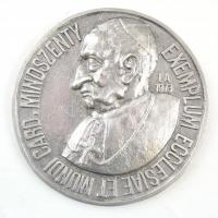 1973. LA jelzéssel: Mindszenty József Aluminium plakett (21,5 cm)