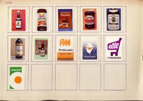 319 darabos magyar gyufacímke gyűjtemény