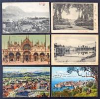 90 db RÉGI külföldi városképes lap / 90 pre-1945 European town-view postcards