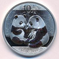 Kína 2009. 10Y Ag Panda (1oz/0.999) T:PP China 2009. 10 Yuan Ag Panda (1oz/0.999) C:PP