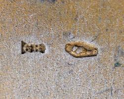 Ezüst cigaretta tárca. Jelzett. 137g, 11,5x8,5 cm