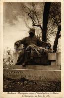 1925 Budapest XIV. Anonymus szobor a Városligetben (EK)