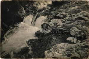 1913 Herkulesfürdő, Baile Herculane; vízesés / waterfall (EK)
