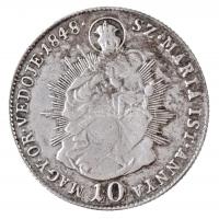 1848KB 10kr Ag "V. Ferdinánd" (3,82g) T:2 juszt. 
Hungary 1848KB 10 Kreuzer Ag "Ferd...