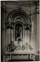 Kolozsvár, Cluj; Alverna 1930. augusztus 3. templom belső / church interior