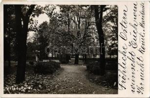 1932 Versec, Werschetz, Vrsac; park / park. photo