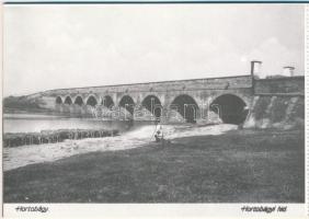 12 lapos MODERN reprint képeslapfüzet magyar városok hídjaival (Budapest, Komárom, Veszprém, Hortobá...