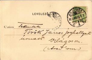 1903 Kolozsvár, Cluj; Mátyás király emlékszobra Fadrusz Jánostól. Dick Vilmos és Társa kiadása / sta...