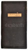 1918-19 Szolgálati könyvecske az egyévi kötelező kórházi gyakorlat kitöltésére, Bornheimi Stiber Már...