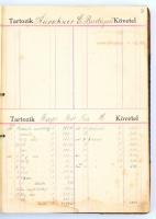 1913-14 Donáth Gyula könyv-, zenemű-, papír és írószerkereskedése, Szombathely, Király u. 11. főköny...