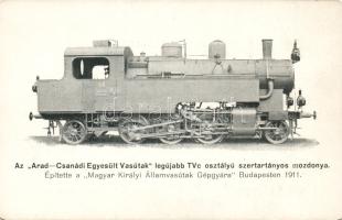 Mozdony Arad-Csanádi Egyesült Vasutak 300-as sorozat