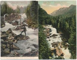 Tátra, Vysoké Tatry; 11 db használatlan régi képeslap jó minőségben / 11 pre-1945 unused postcards in good condition