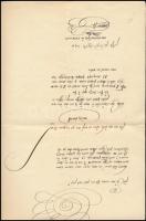 cca 1896-1941 Vegyes judaikai vonatkozású tétel, közte  levél, okmány, számla, Laskasütöde-műhely me...