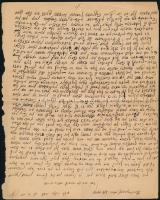 cca 1896-1941 Vegyes judaikai vonatkozású tétel, közte  levél, okmány, számla, Laskasütöde-műhely me...