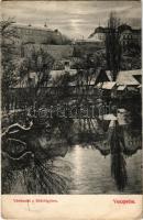 1915 Veszprém, Várrészlet a Sédvölgyben télen. Hárich János kiadása